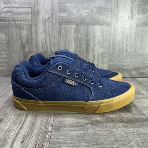 Vans Chukka Pro Push Men's size 12 Denim Blue Gum Skateboarding Shoes